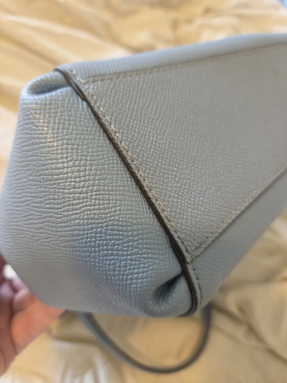 COACH Light Blue Leather Satchel - Elegant Women's Handbag